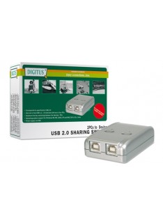 DATA SWITCH ELETTRONICO 2 PC CON UNA PERIF. USB 2.0 (DA70135)
