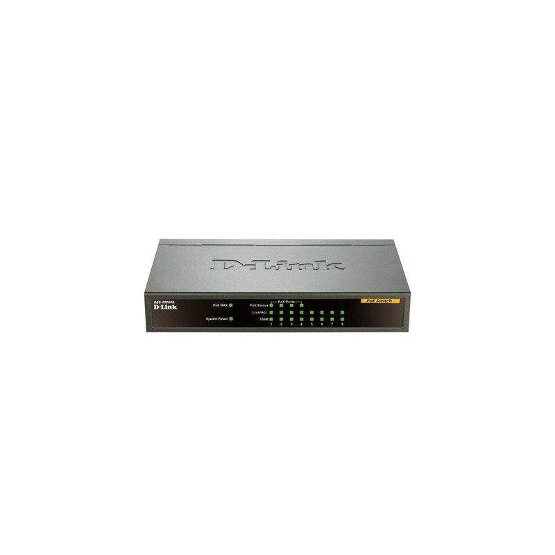 SWITCH RETE 8 PORTE 10/100 DES-1008PA