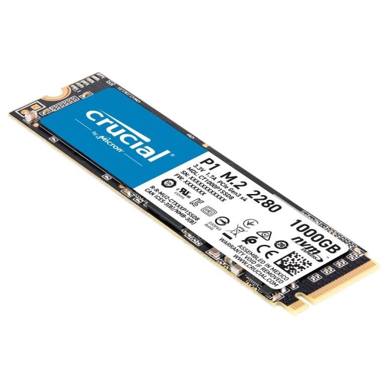 HARD DISK SSD 1 TB P1 M.2 NVME (CT1000P1SSD8)
