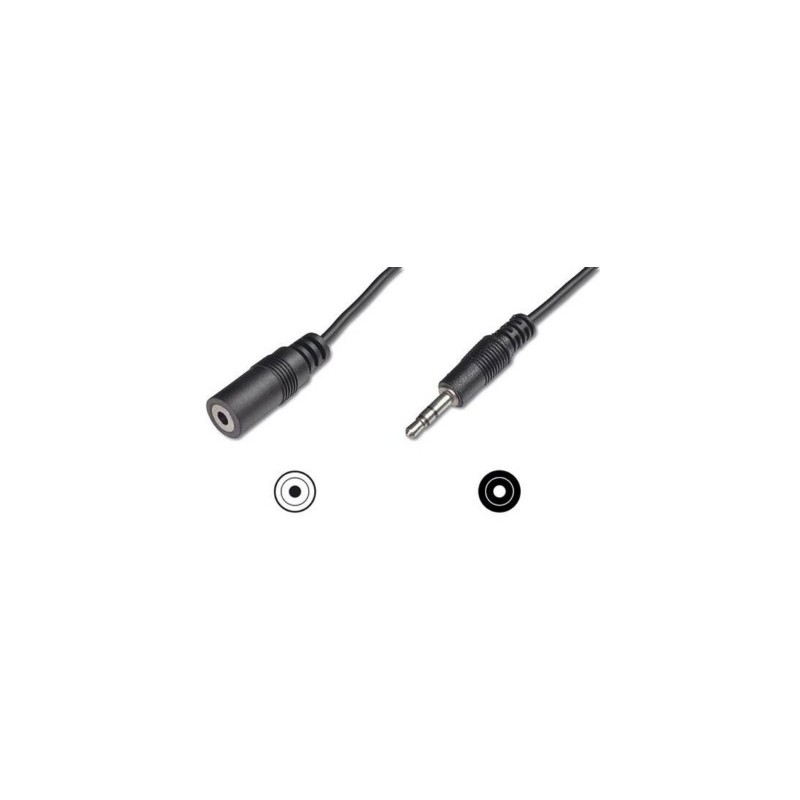 CAVO STEREO 3.5MM PROLUNGA PER CUFFIE M/F 2,5 MT (AK510200030S)