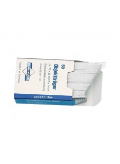 SET DI 50 VETRINI BIANCHI PER MICROSCOPIO