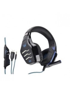 CUFFIA CON MICROFONO GT 86BL LED BLU GAMING