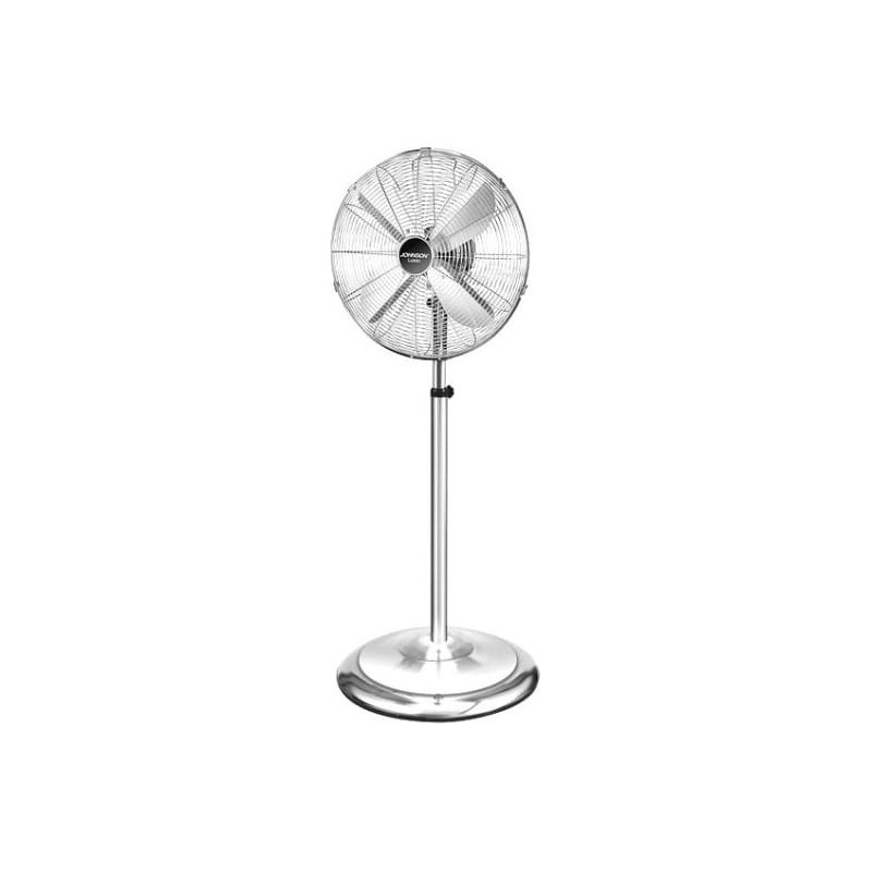 VENTILATORE A PIANTANA LUSSO CROMO A PALE OSCILLANTE