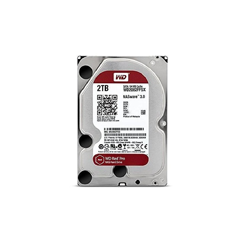 HARD DISK RED PRO 2 TB SATA NASWARE (WD2002FFSX)