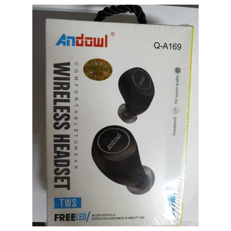 AURICOLARI BTH Q-A169 TWS BLUETOOTH NERO