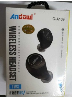 AURICOLARI BTH Q-A169 TWS BLUETOOTH NERO
