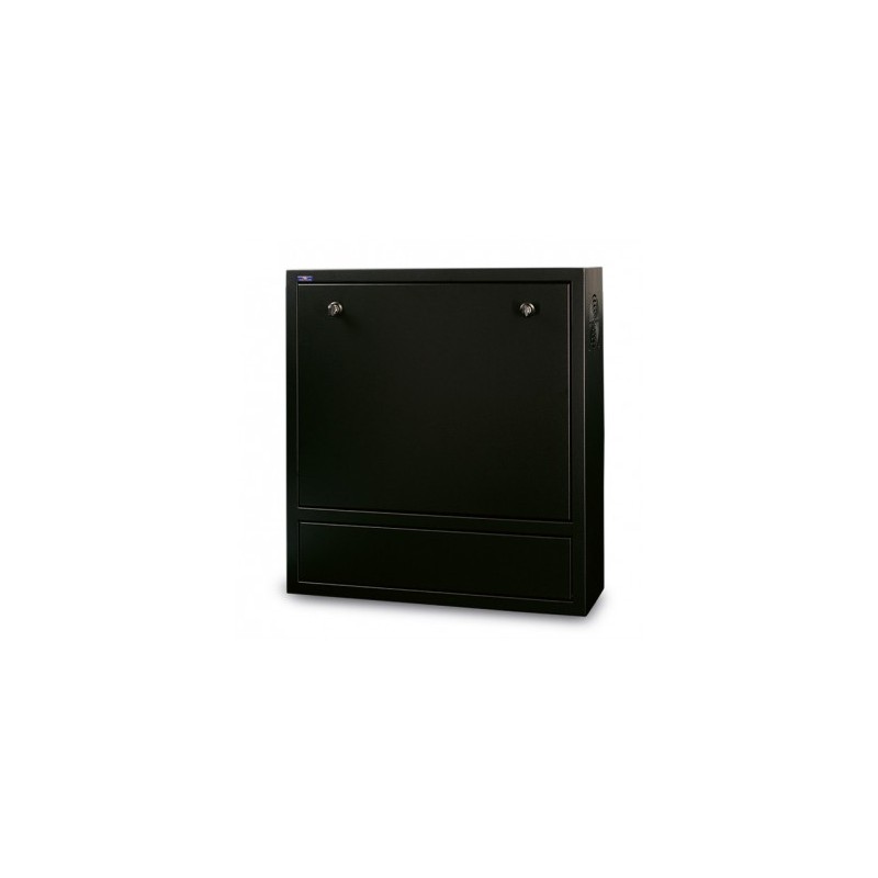 ARMADIO RACK SECURITY A PARETE DOPPIA SERRATURA 600X550X120 (AP9004MA12X1S)