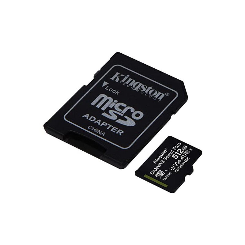TRANS FLASH 512 GB CANVAS SELECT PLUS (SDCS2/512GB) CLASS 10