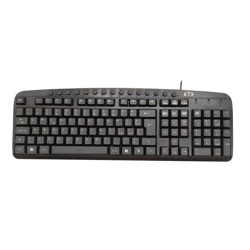 TASTIERA KB-2105U USB MULTIMEDIALE NERA