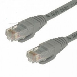 CAVO DI RETE DRITTO NON SCHERMATO CAT.5E 5 MT (CV-LAN-003) GRIGIO