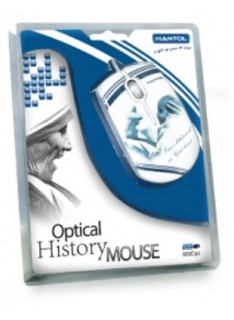 MOUSE OTTICO MOD. MADRE TERESA DI CALCUTTA - USB