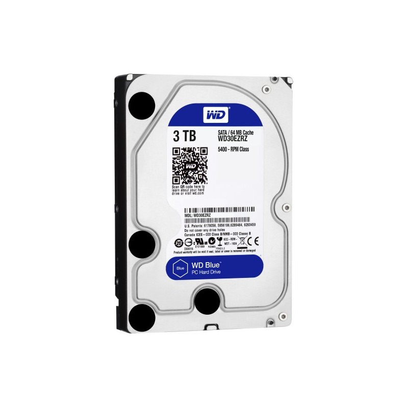 HARD DISK BLUE 3 TB SATA 3 3.5" (WD30EZRZ)
