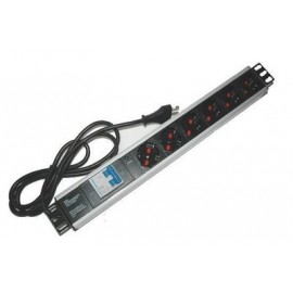 MULTIPRESA PER RACK 19" 6 PRESE (LP954)