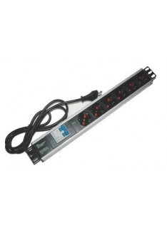 MULTIPRESA PER RACK 19" 6 PRESE (LP954)