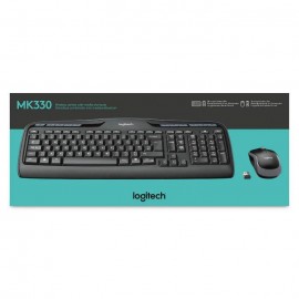 KIT MK330 TASTIERA + MOUSE WIRELESS NERA