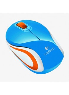 MOUSE MINI M187 BLU WIRELESS (910-002733)