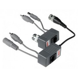 TRASM. VIDEO BALUN ALIM.+ AUDIO 300M RG45 (VS-VB-KS202-DCA)